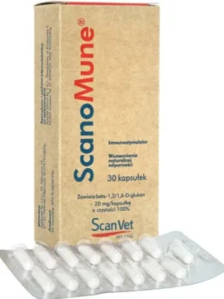 Scanvet Preparat na odporność Scanomune dla psa i kota op. 30 kapsułek
