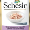 Schesir Adult Tuna&Chicken with Ham in Jelly Mokra Karma dla kota op. 50g