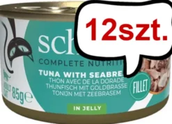 Schesir Adult Tuna&Seabream in Jelly Mokra Karma dla kota op. 85g Pakiet 12szt.