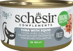 Schesir Adult Tuna&Sqiud in Jelly Mokra Karma dla kota op. 70g Pakiet 12szt.