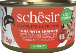 Schesir Adult Tuna with Shrimps in Jelly Mokra Karma dla kota op. 85g