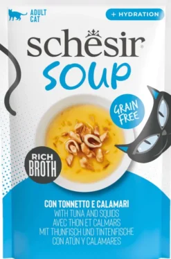 Schesir Soup Pakiet degustacyjny Mokra Karma dla kota op. 12x40g