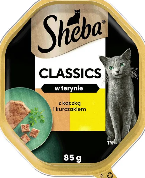 Sheba Classics in Pastete Adult Kaczka i kurczak Mokra Karma dla kota op. 85g