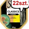 Sheba Classics in Pastete Adult Kaczka i kurczak Mokra Karma dla kota op. 85g Pakiet 22szt.