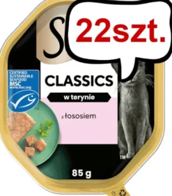 Sheba Classics in Pastete Adult Łosoś Mokra Karma dla kota op. 85g Pakiet 22szt.