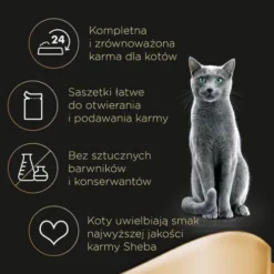 Sheba Delicacy in Jelly Kolekcja Smaków Rybnych w galaretce Mokra Karma dla kota op. 40x85g