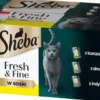 Sheba Fresh&Fine Adult Drobiowe smaki w sosie Mokra karma dla kota op. 50x50g