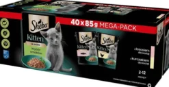 Sheba KITTEN Wybór Smaków w sosie Mokra Karma dla kociąt op. 40x85g