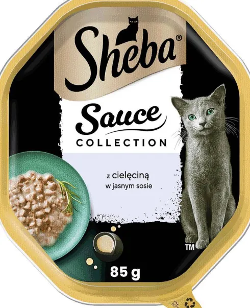 Sheba Selection in Sauce Adult Cielęcina Mokra Karma dla kota op. 85g Pakiet 22szt.