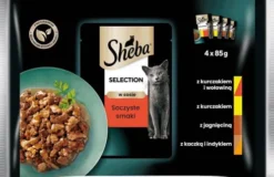 Sheba Selection In Sauce Adult Kolekcja Soczystych smaków w sosie Mokra karma dla kota op. 4x85g