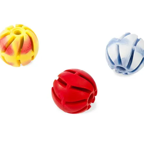 Sum Plast Piłka spiralna zapachowa dla psa mix kolorów śr. 4cm WYPRZEDAŻ