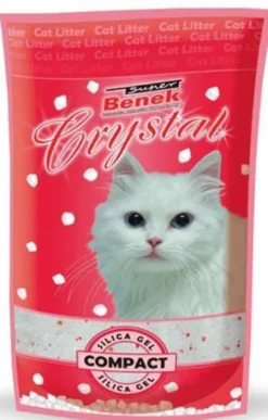 Super Benek Żwirek silikonowy Crystal Compact dla kota op. 30l (13kg)