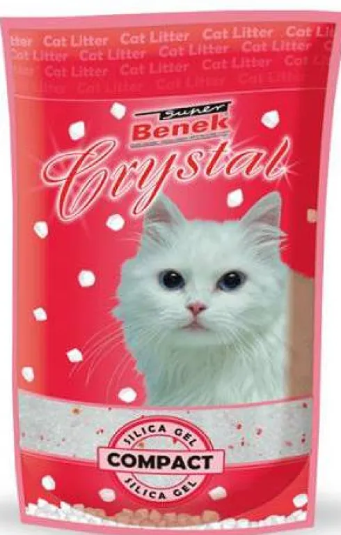 Super Benek Żwirek silikonowy Crystal Compact dla kota poj. 7.6l (3,2kg)