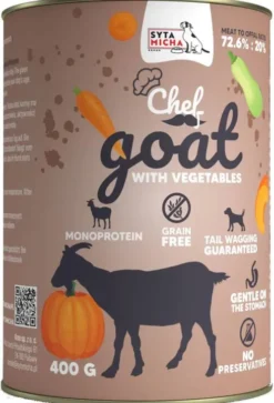 Syta Micha Chef Goat Mokra Karma dla psa op. 400g