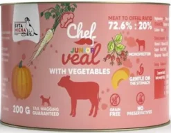 Syta Micha Chef Junior Veal Mokra Karma dla psa op. 200g