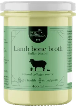 Syta Micha Lamb Bone Broth Bulion z kości jagnięcych dla psa op. 400ml