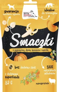 Syta Micha Monobiałkowe Smaczki Jagnięcina z dynią op. 80g
