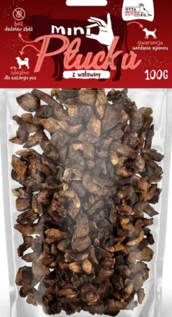 Syta Micha Przysmaki Mini Płucka z Wołowiny dla psa op. 100g