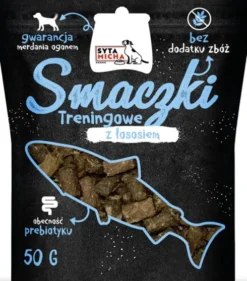 Syta Micha Smaczki treningowe z Łososiem dla psa op. 50g