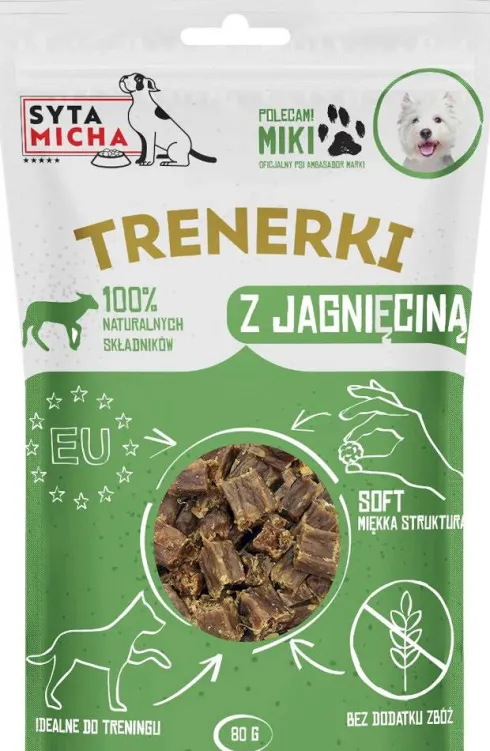 Syta Micha Trenerki z jagnięciną dla psa op. 80g