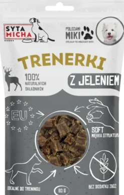 Syta Micha Trenerki z jeleniem dla psa op. 80g