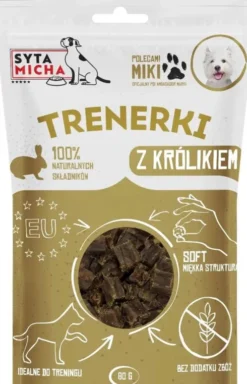 Syta Micha Trenerki z królikiem dla psa op. 80g