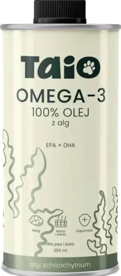 Taio Olej Omega-3 z Alg dla psa i kota poj. 250ml