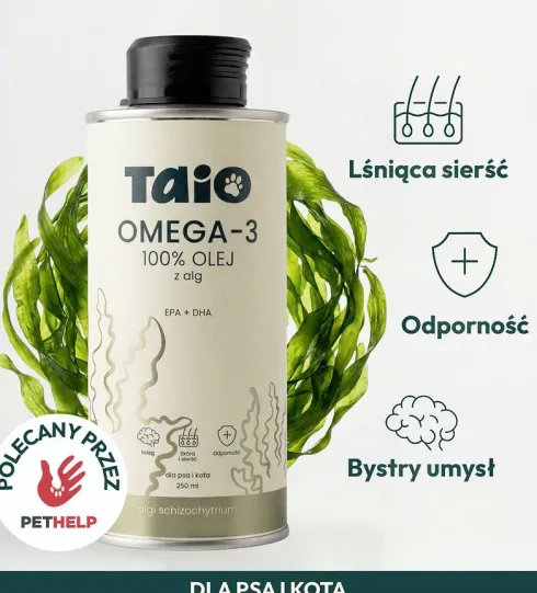 Taio Olej Omega-3 z Alg dla psa i kota poj. 250ml