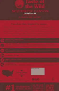 Taste of the Wild Adult Southwest Canyon Sucha Karma dla psa op. 2x12.2kg MEGA-PAK