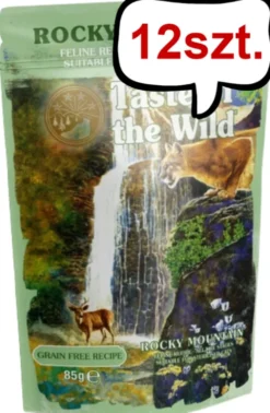 Taste of the Wild Rocky Mountain Mokra Karma dla kota op. 85g Pakiet 12szt.