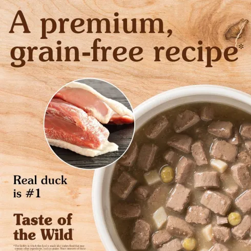 Taste of the Wild Wetlands Canine Mokra Karma dla psa op. 390g Pakiet 12szt.