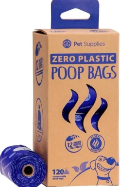 Toby's Woreczki na ekskrementy Poop Bags Zero Plastic op. 8x15szt. nr kat. PS20007