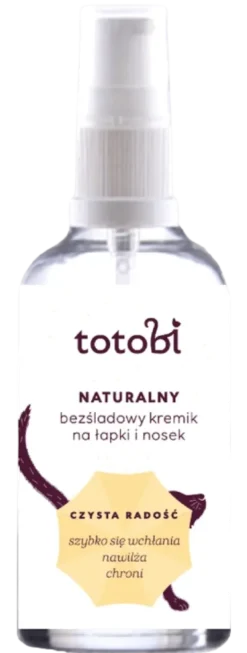 Totobi Naturalny bezśladowy kremik na łapki i nosek dla psa i kota op. 50ml