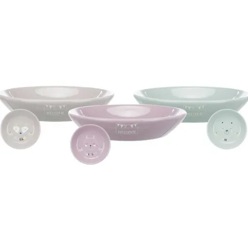 Trixie Miska ceramiczna płaska JUNIOR dla psa i kota poj. 0.2l MIX kolorów nr kat. 25128