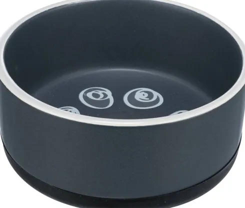 Trixie Miska ceramiczna z gumową podstawą dla psa poj. 0.75l MIX kolorów nr kat. 24778