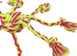 Trixie Sznur bawełniany DentaFun dla psa rozm. 30cm kolor różowo-zielony nr kat. 32650