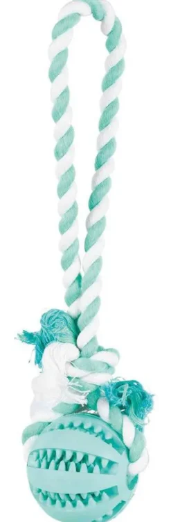 Trixie Sznur z piłką DentaFun dla psa dł. 33cm nr kat. 3299 WYPRZEDAŻ