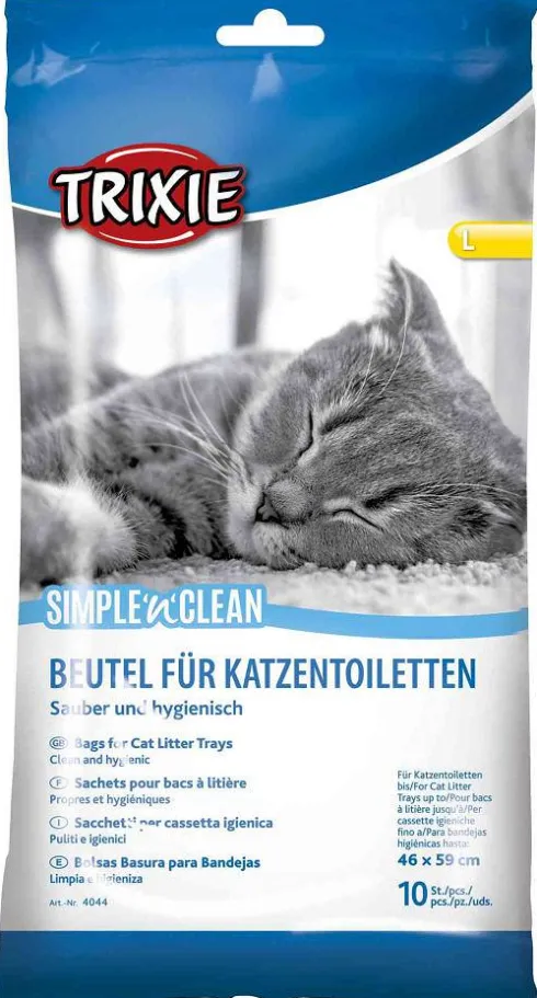 Trixie Worki foliowe do kuwety dla kota rozm. L op. 10szt. nr kat. 4044