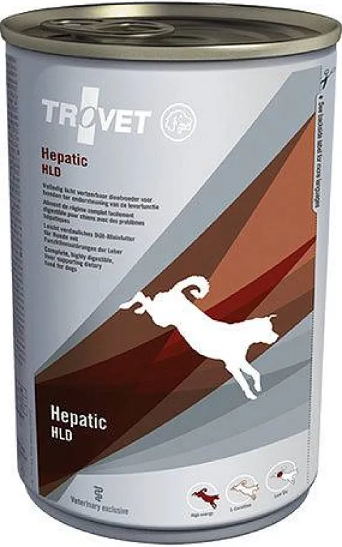 Trovet Hepatic Liver HLD Mokra Karma dla psa op. 400g Pakiet 6szt.