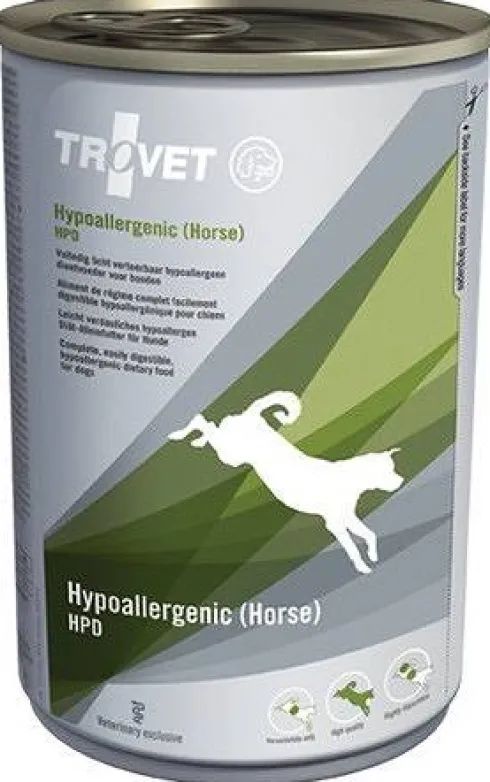 Trovet Hypoallergenic Horse HPD Mokra Karma dla psa op. 400g Pakiet 6szt.