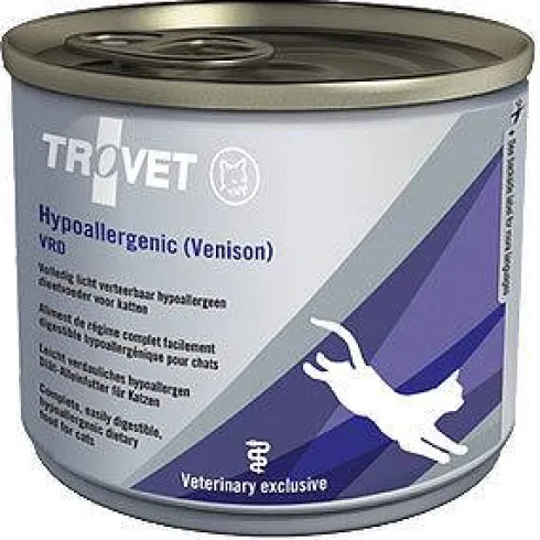 Trovet Hypoallergenic Venison VRD Mokra Karma dla kota op. 200g Pakiet 6szt.