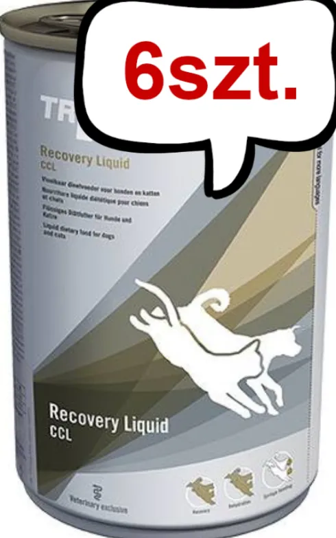 Trovet Recovery Liquid CCL Mokra Karma dla psa i kota op. 400g Pakiet 6sz.