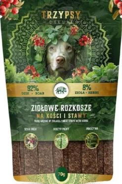 Trzypsy Deluxe Ziołowe Rozkosze Na Kości i Stawy Przysmaki dla psa op. 70g