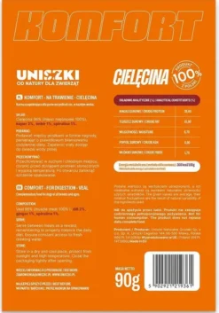 Uniszki Functional Przysmaki KOMFORT dla psa op. 90g