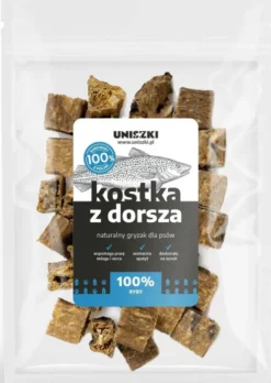 Uniszki Przysmak kostka z dorsza dla psa op. 100g