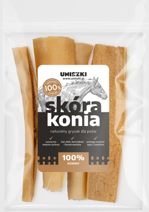 Uniszki Przysmak Skóra Konia dla psa op. 100g