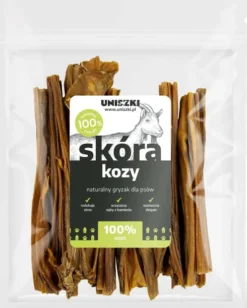 Uniszki Przysmak Skóra kozy dla psa op. 100g