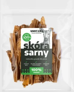 Uniszki Przysmak Skóra sarny dla psa op. 100g