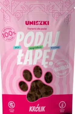 Uniszki Trenerki Podaj łapę! Królik Przysmaki dla psa op. 90g