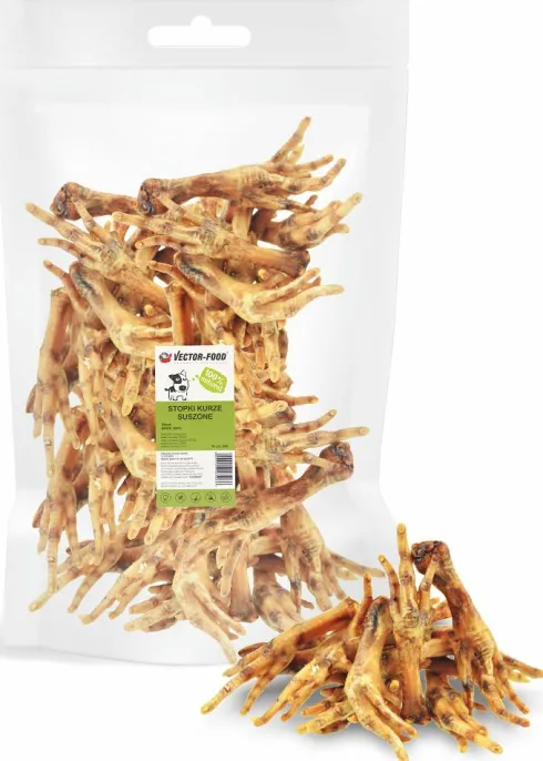 Vector-Food Kurza łapka naturalna dla psa op. 1kg